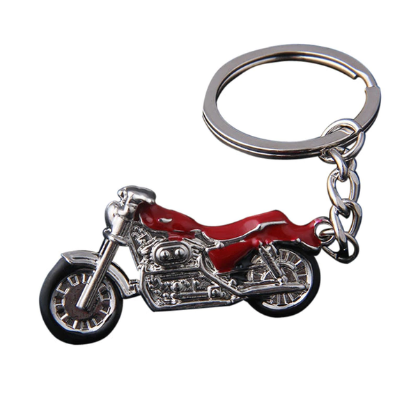 porte clé Moto Whip rouge