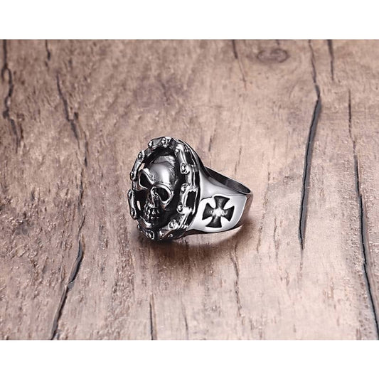 bague a tete de mort | Boutique biker