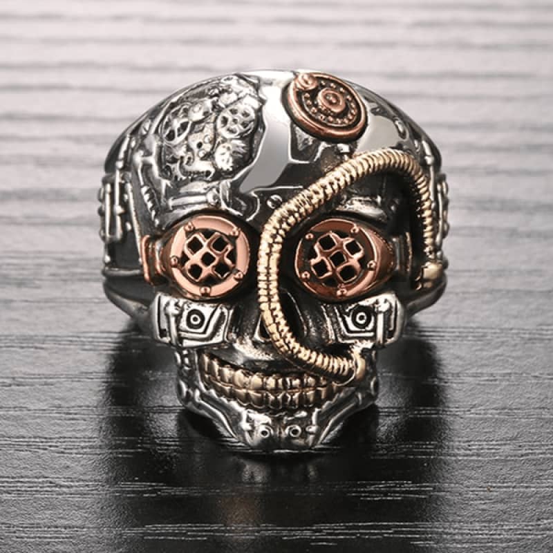 Bague discount steampunk homme