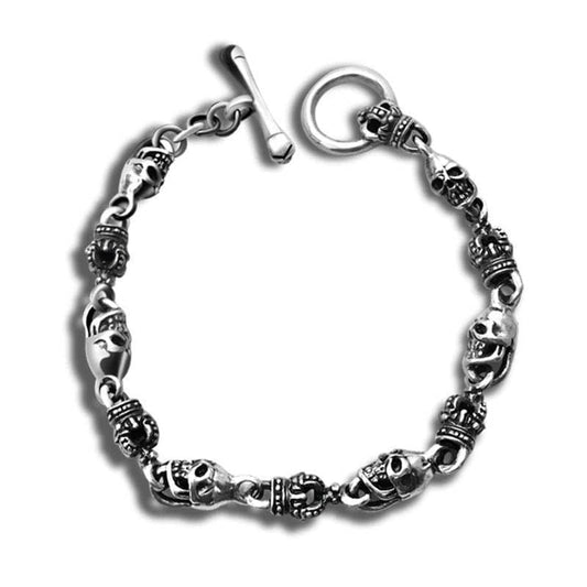 Bracelet Biker Argent | Boutique biker