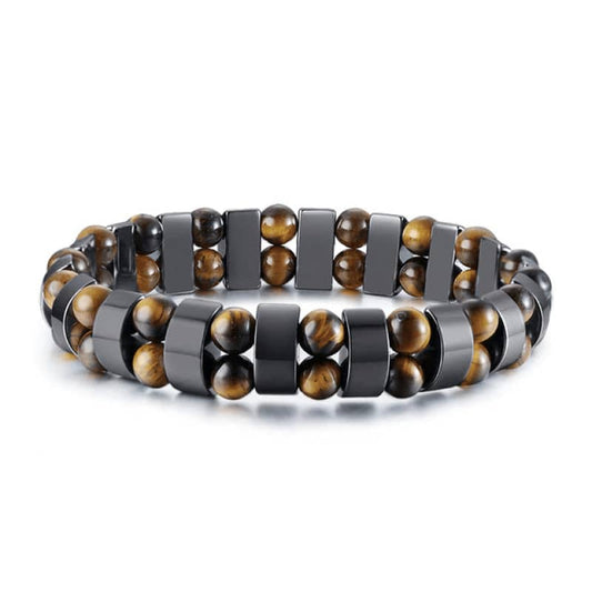 Bracelet oeil de tigre homme | Boutique biker