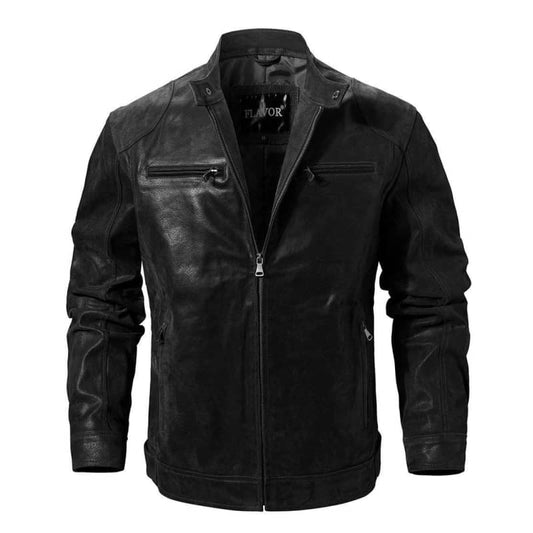 Jacket biker cuir | Boutique biker