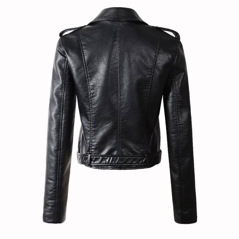 Veste simili noir femme new arrivals