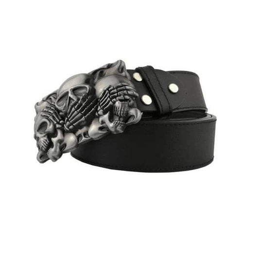 Tete de Mort Ceinture | Boutique biker