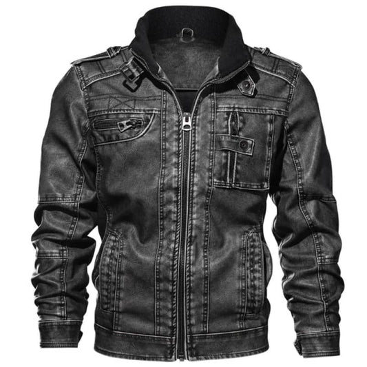 Blouson biker en cuir | Boutique biker