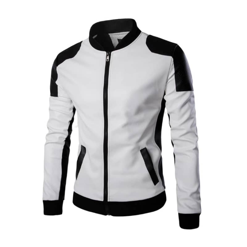 Veste Simili Cuir Style Motard Homme | Boutique biker