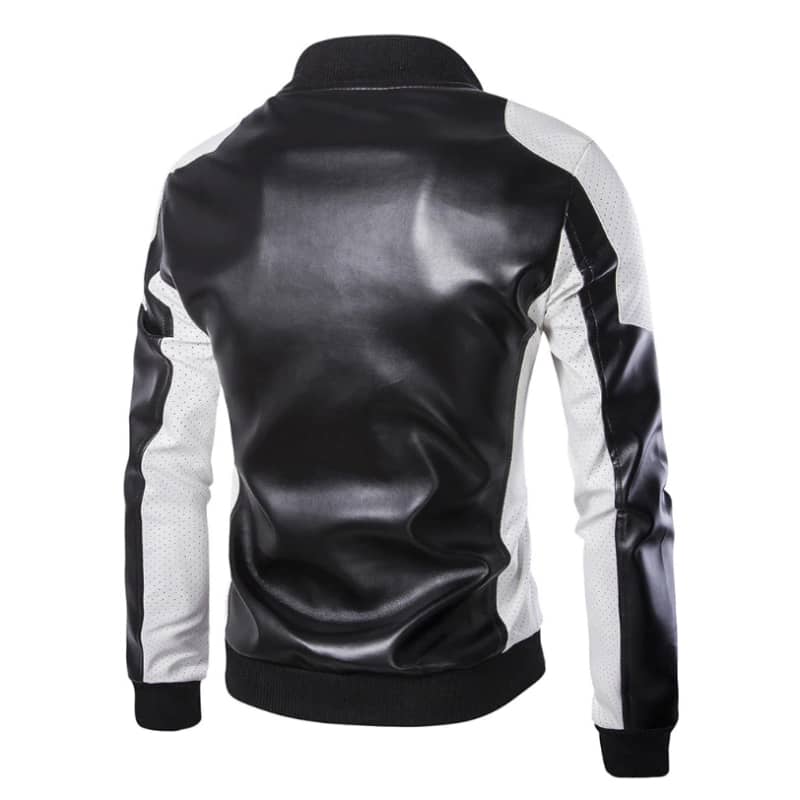 Veste Simili Cuir Style Motard Homme | Boutique biker