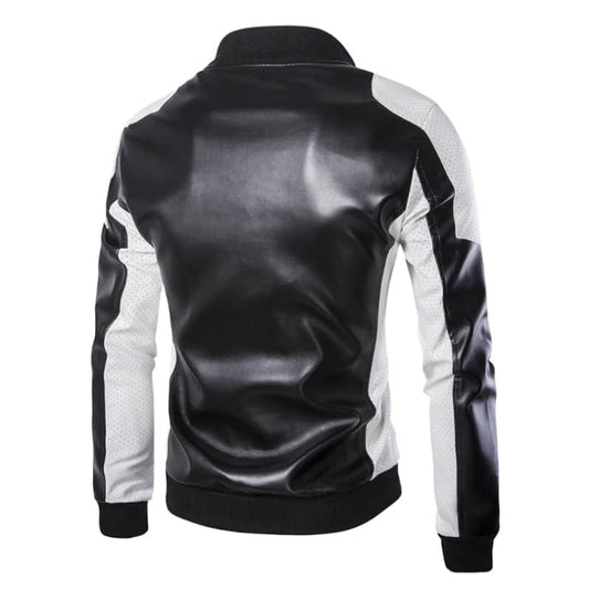 Veste Simili Cuir Style Motard Homme | Boutique biker