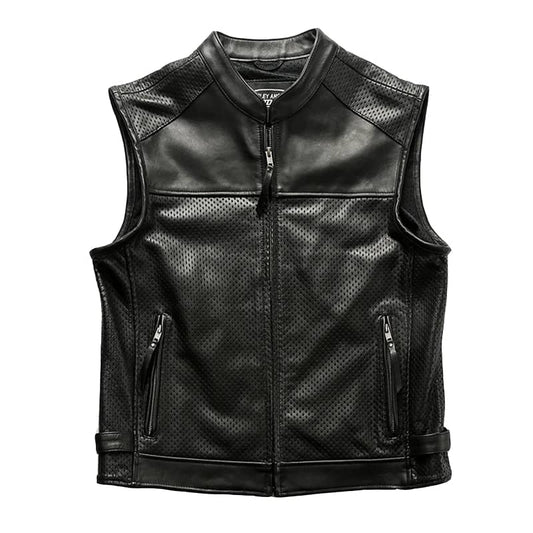 Veste Cuir Sans Manche Pour Homme | Boutique biker