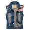 Veste en Jean Sans Manche Homme Biker | Boutique biker